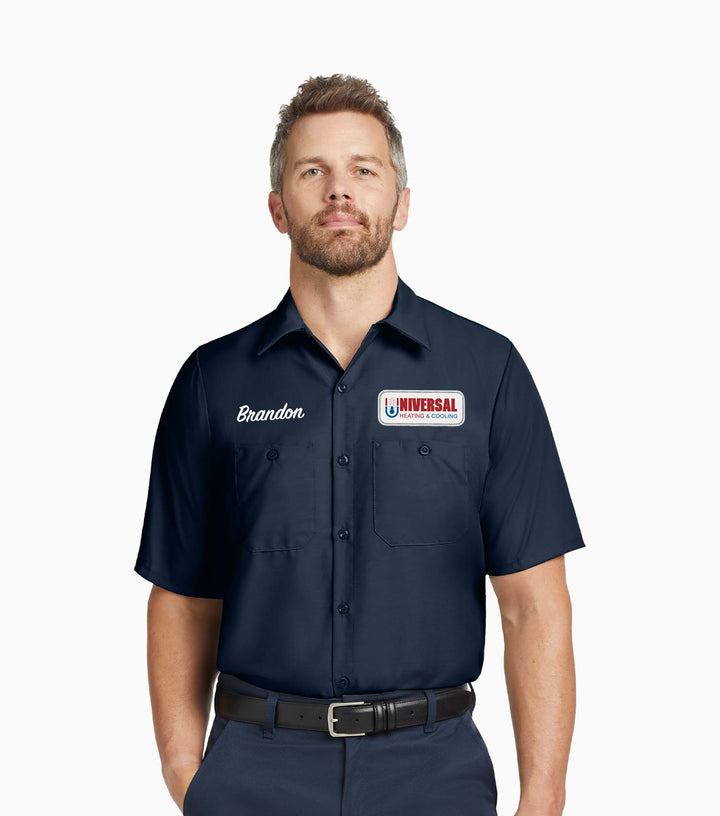 Short Sleeve Industrial Work Shirt