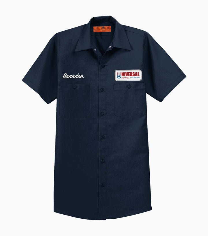 Short Sleeve Industrial Work Shirt