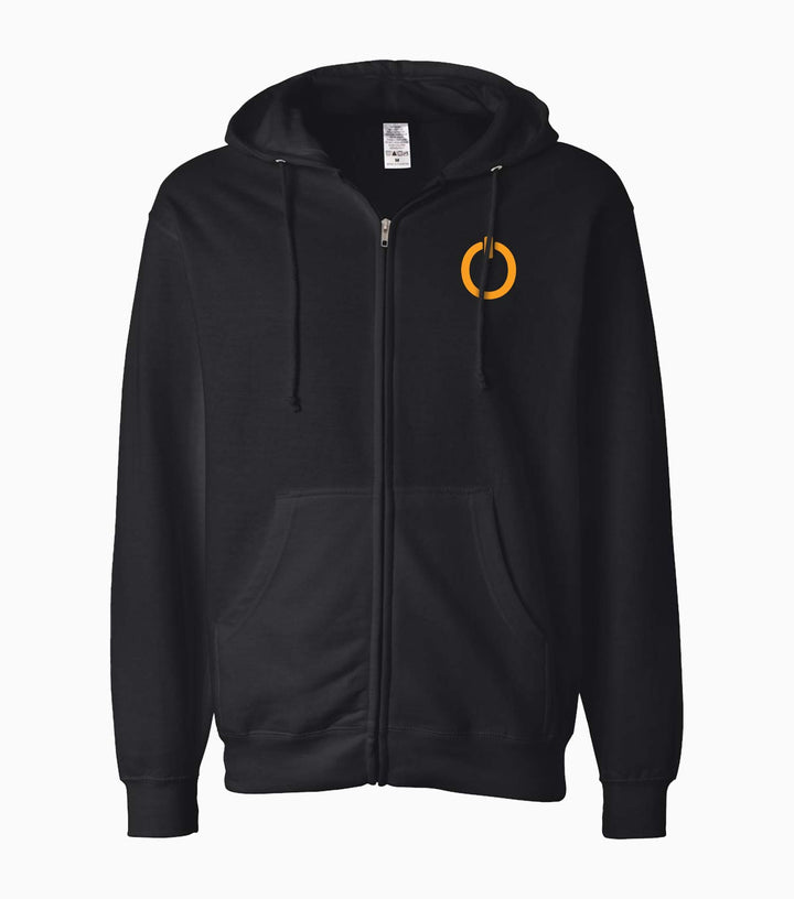 Unisex Midweight Full-Zip Hooded Sweatshirt