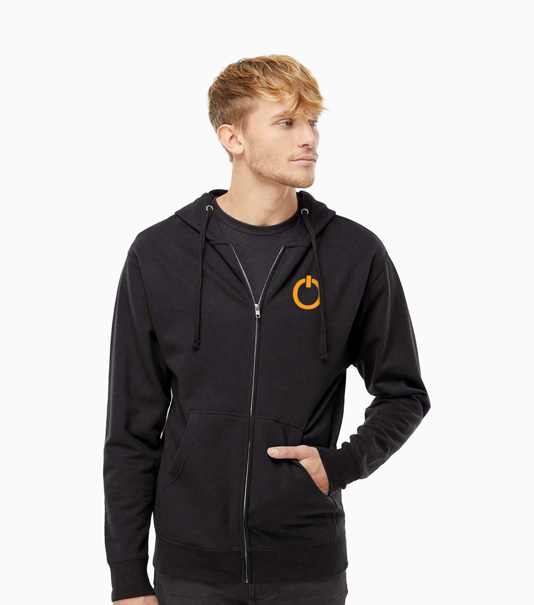 Unisex Midweight Full-Zip Hooded Sweatshirt