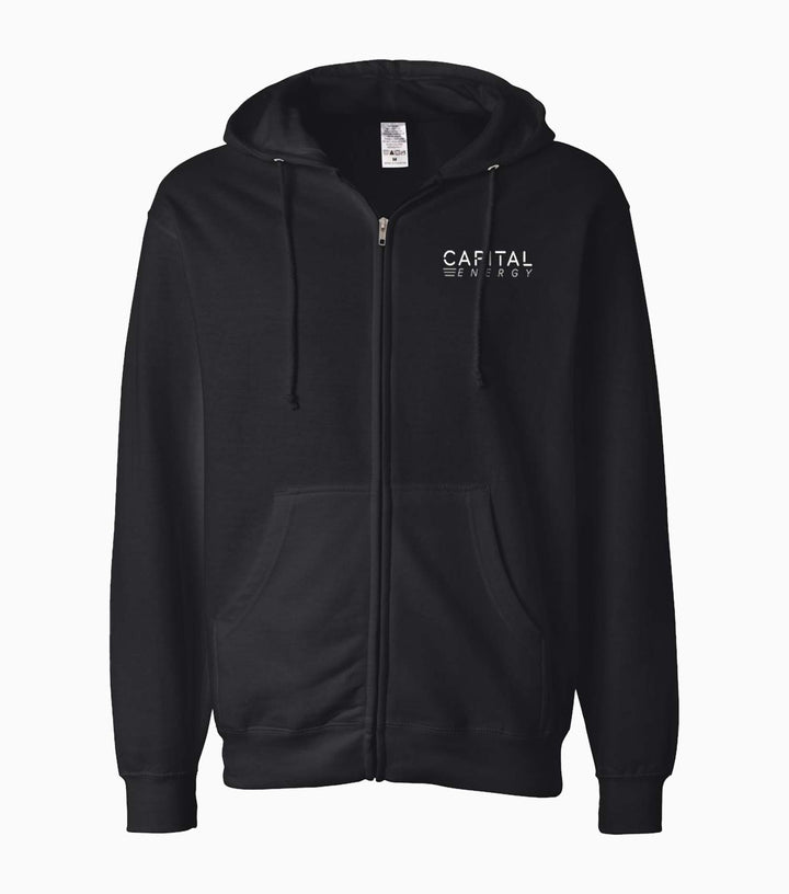 Midweight Full-Zip Hooded Sweatshirt