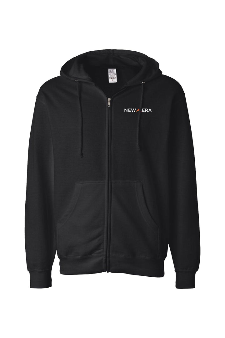 Unisex Midweight Full-Zip Hooded Sweatshirt