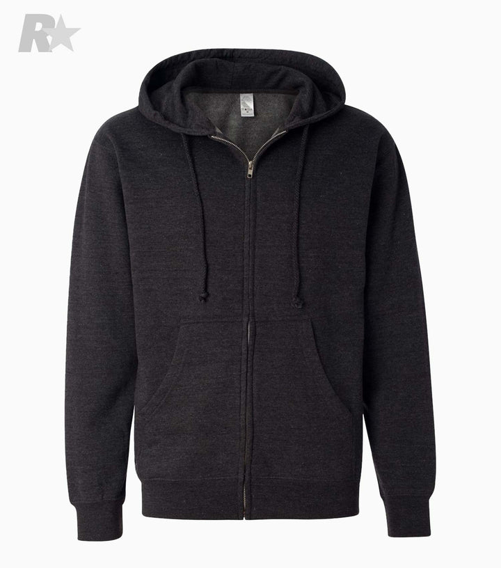 Midweight Full-Zip Hooded Sweatshirt