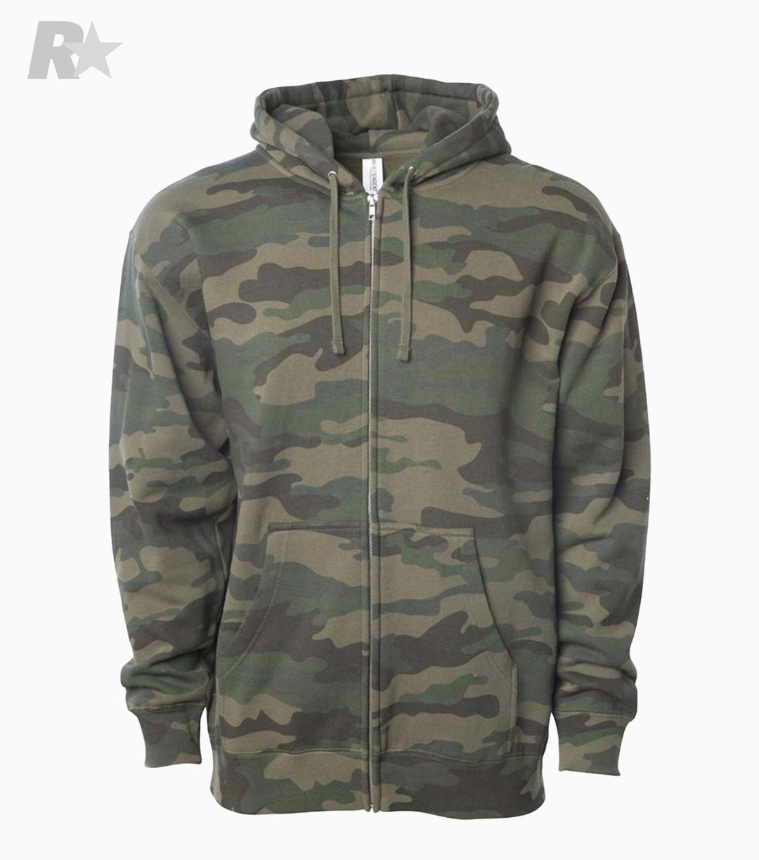 Midweight Full-Zip Hooded Sweatshirt