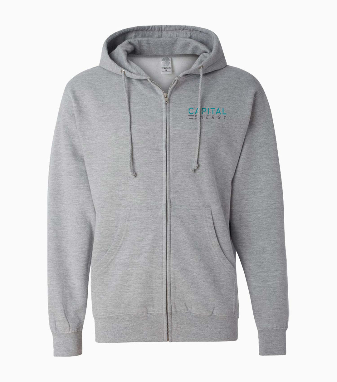 Midweight Full-Zip Hooded Sweatshirt