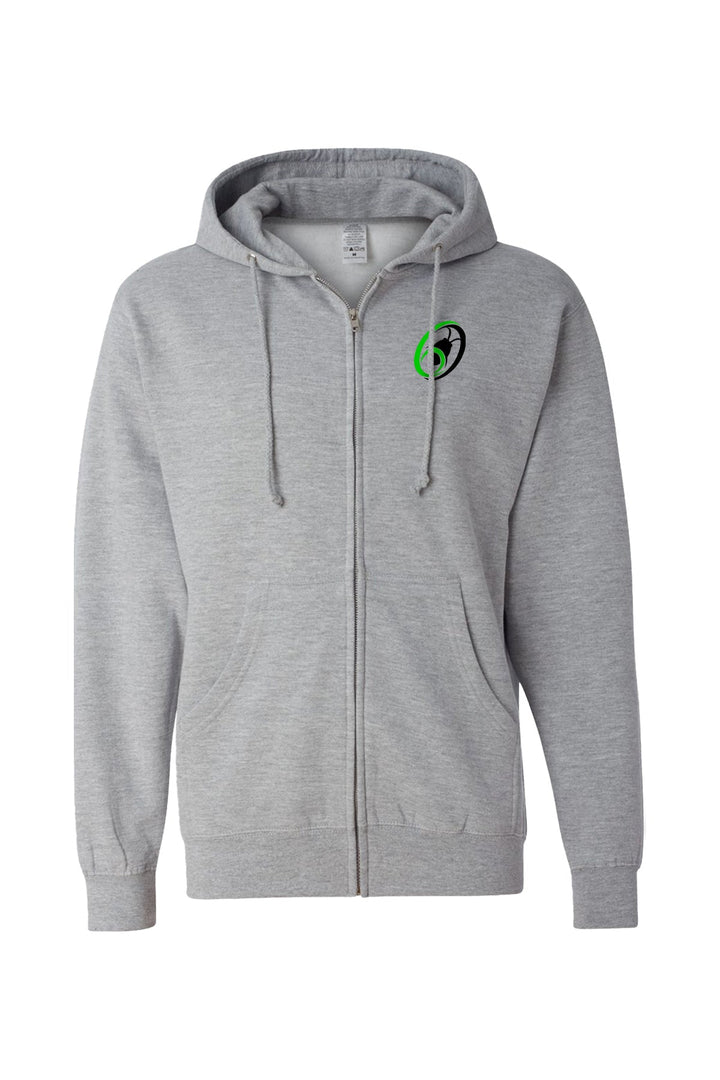 Midweight Full-Zip Hooded Sweatshirt