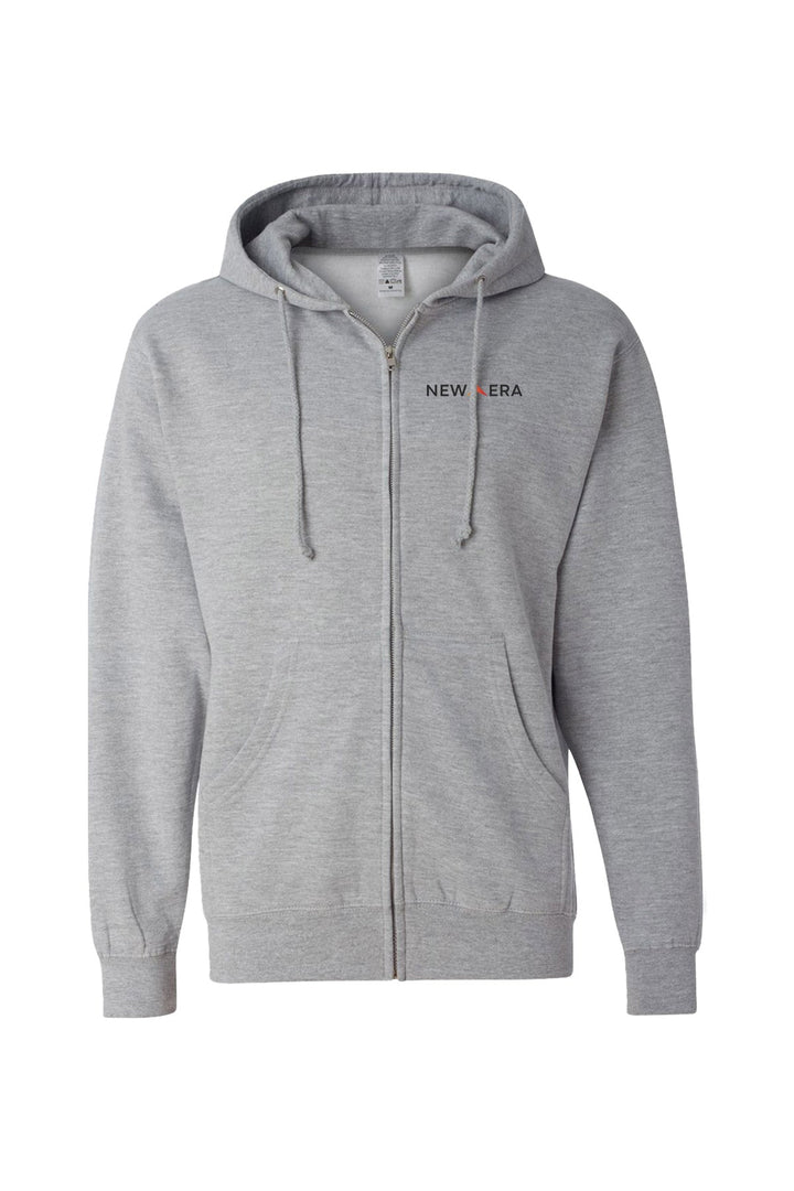 Unisex Midweight Full-Zip Hooded Sweatshirt