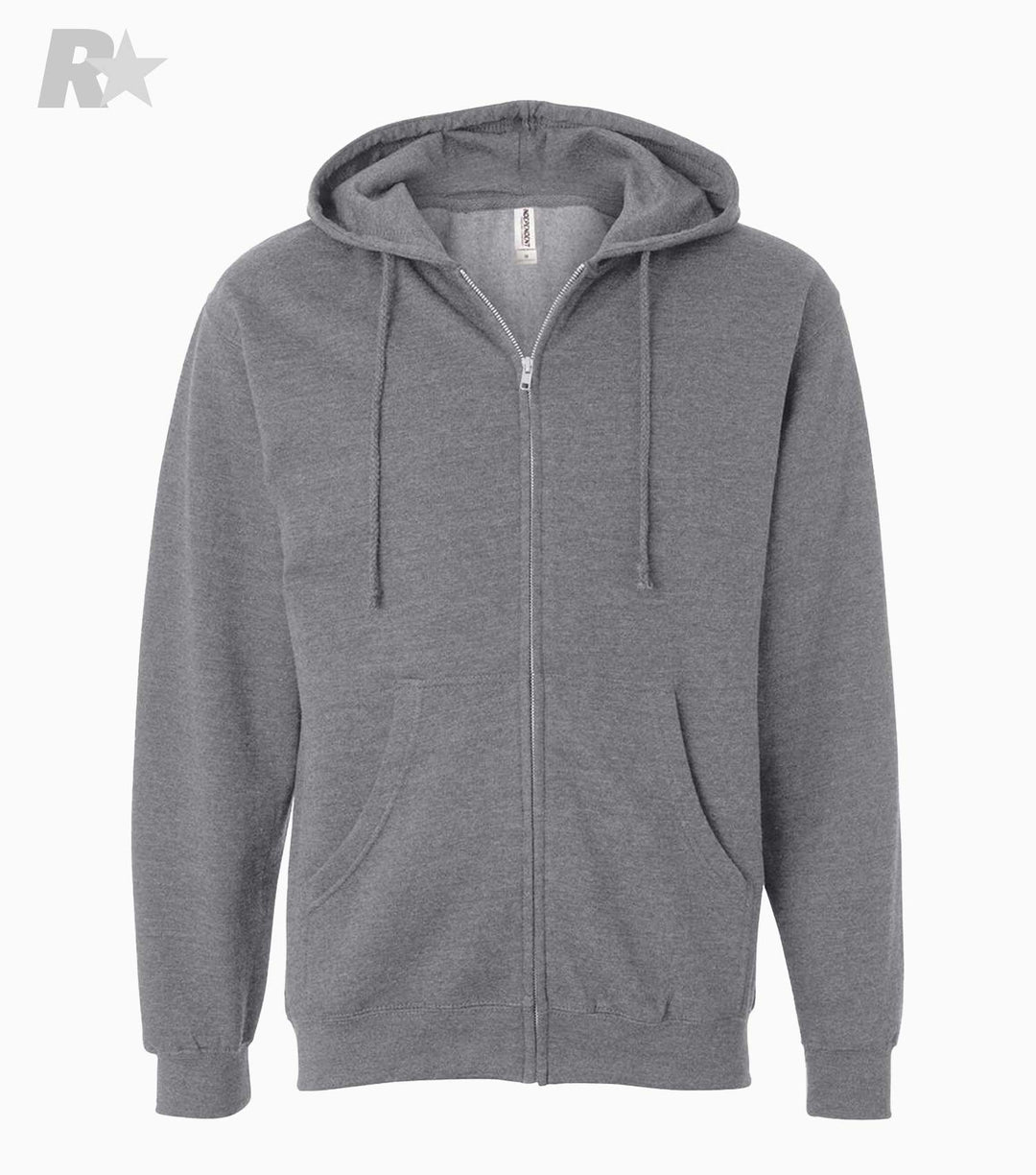 Midweight Full-Zip Hooded Sweatshirt