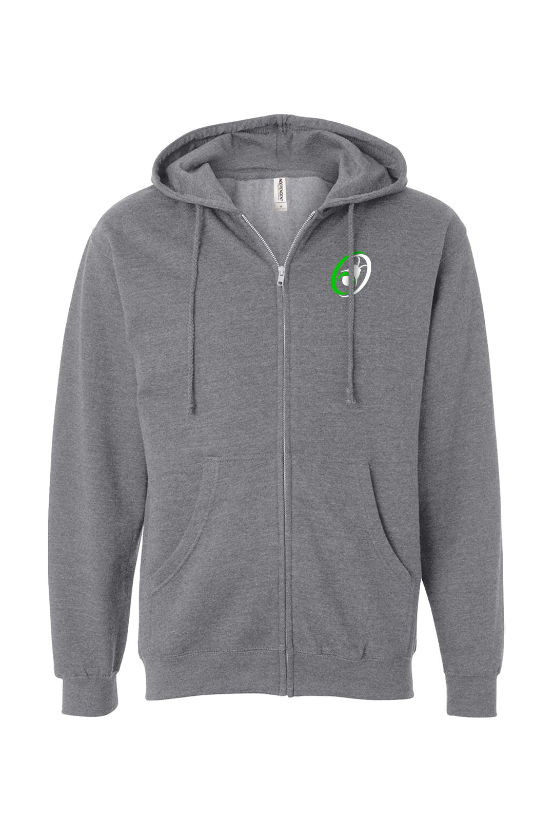 Midweight Full-Zip Hooded Sweatshirt