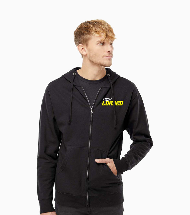Unisex Midweight Full-Zip Hooded Sweatshirt