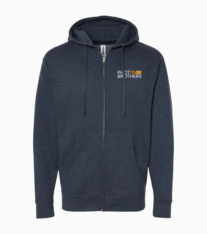 Unisex Midweight Full-Zip Hooded Sweatshirt