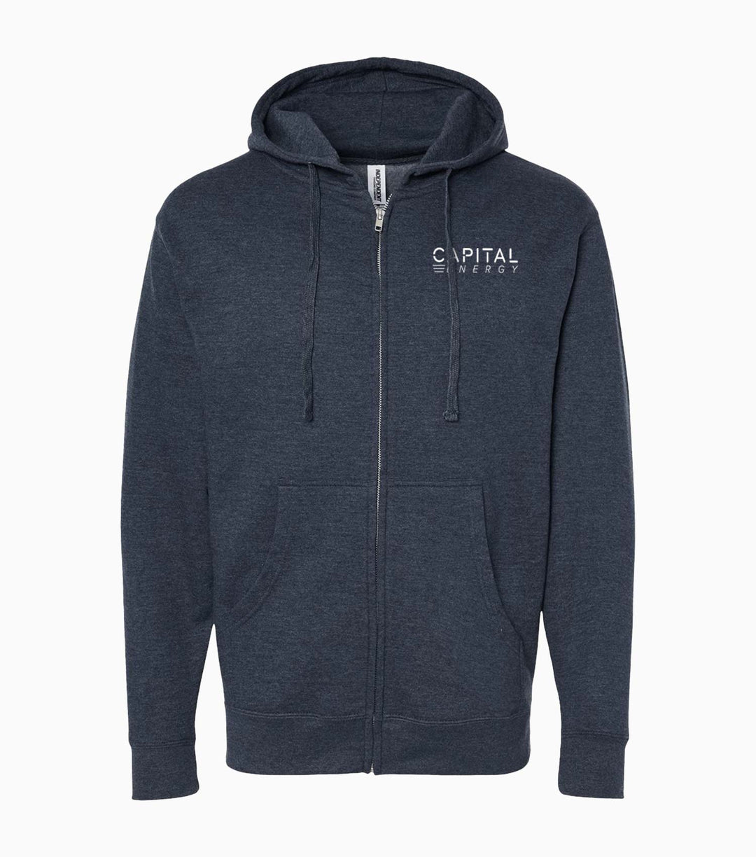 Midweight Full-Zip Hooded Sweatshirt