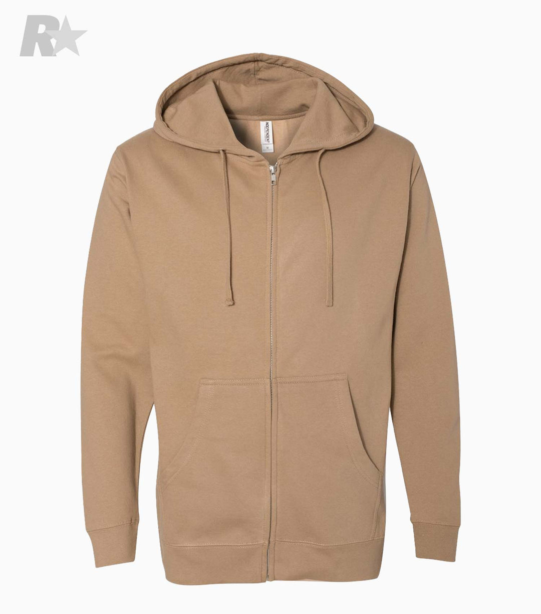 Midweight Full-Zip Hooded Sweatshirt