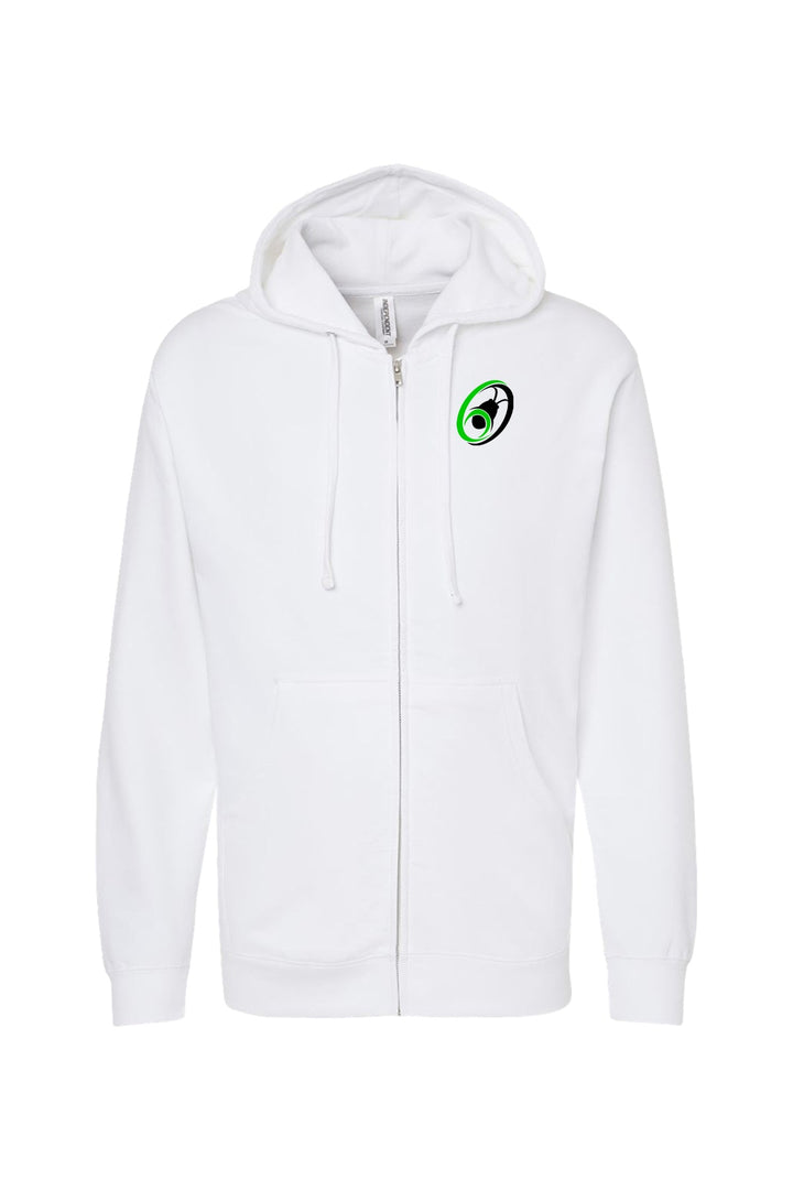 Midweight Full-Zip Hooded Sweatshirt