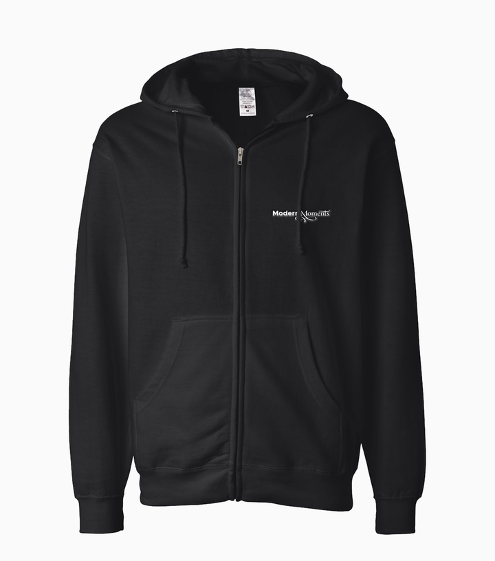 Midweight Full-Zip Hooded Sweatshirt