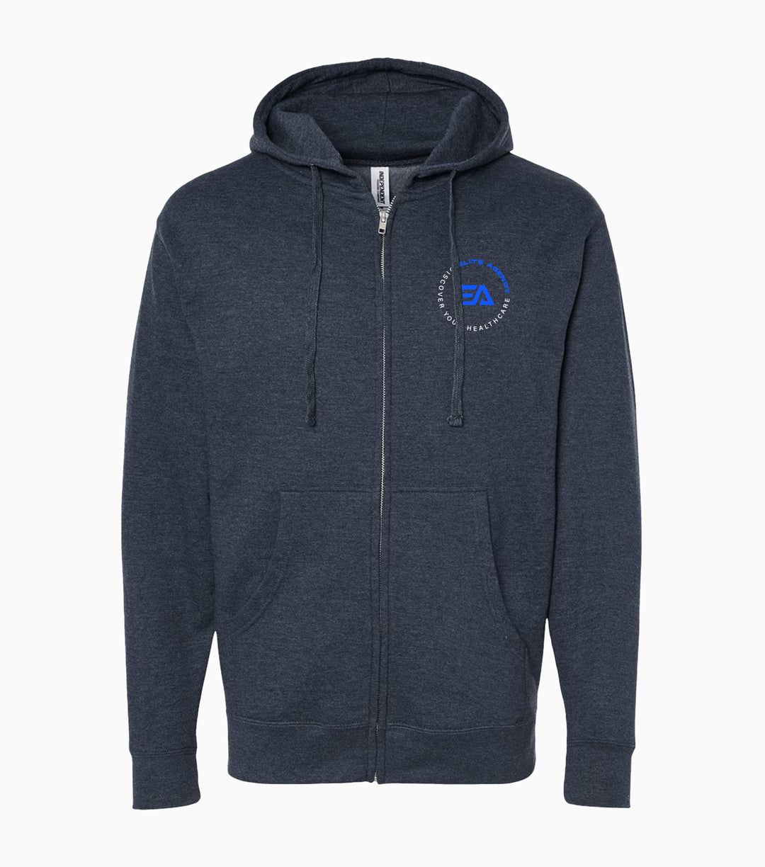 Unisex Midweight Full-Zip Hooded Sweatshirt