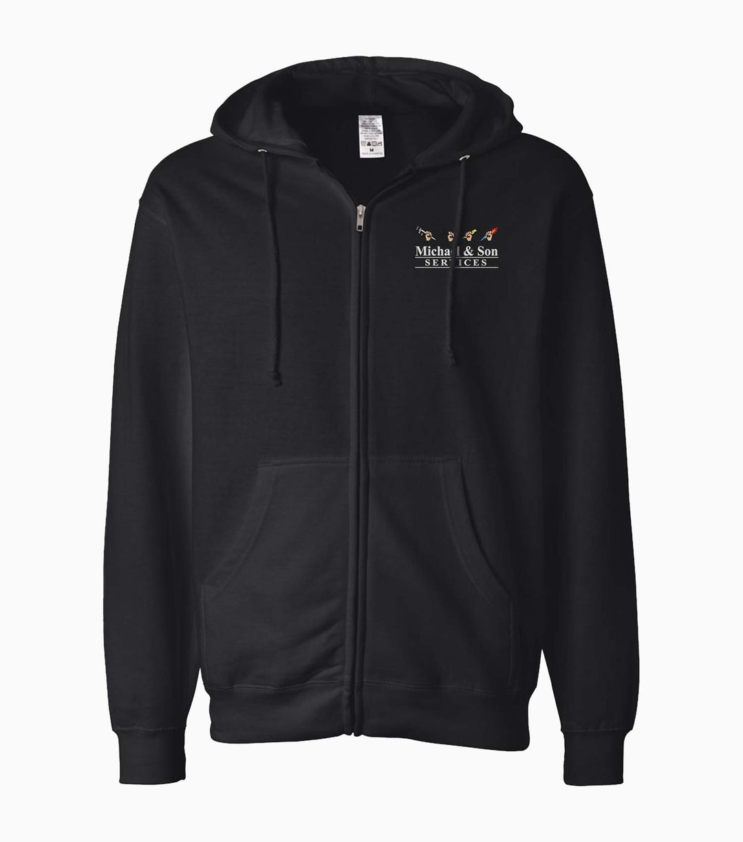 Unisex Midweight Full-Zip Hooded Sweatshirt