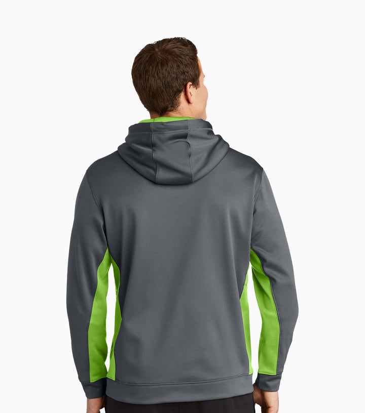 Sport-Wick Fleece Colorblock Hooded Pullover