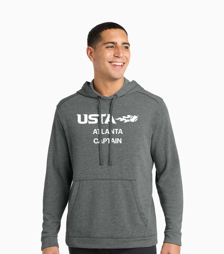 PosiCharge Tri-Blend Wicking Fleece Hooded Pullover