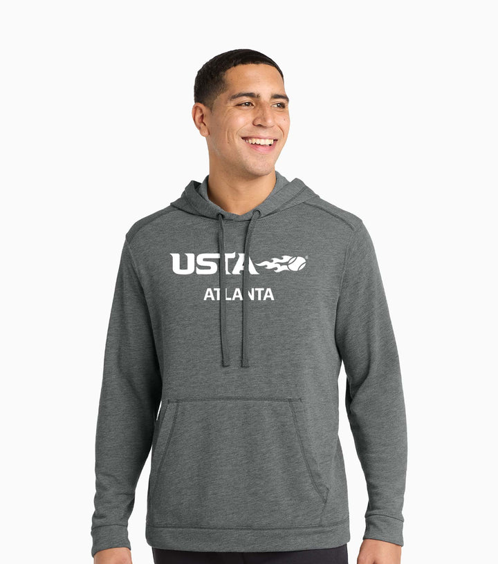 PosiCharge Tri-Blend Wicking Fleece Hooded Pullover