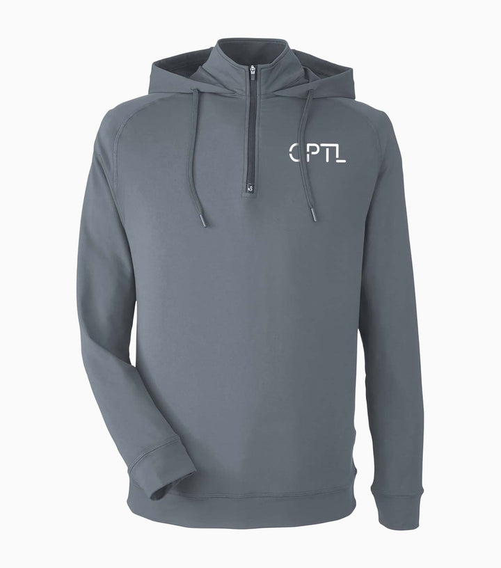 Vandyke Quarter-Zip Hooded Sweatshirt