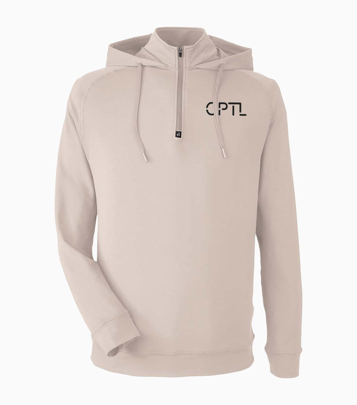 Vandyke Quarter-Zip Hooded Sweatshirt