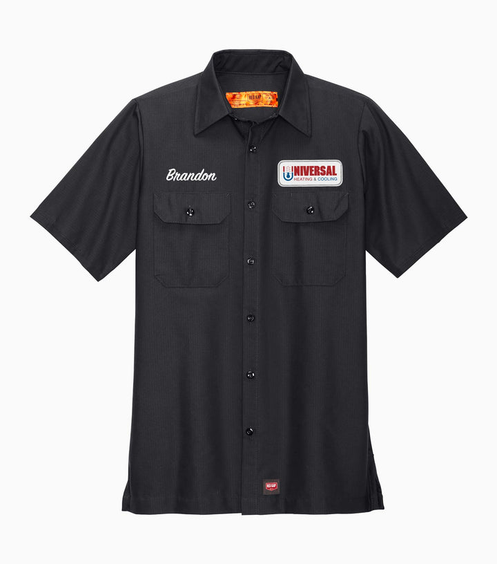 Short Sleeve Solid Ripstop Shirt