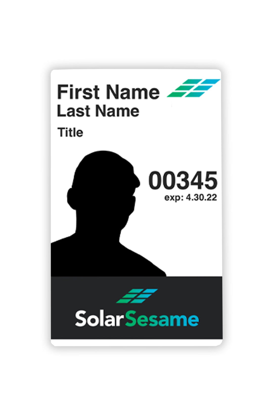 Solar Sesame ID Badge and Lanyard