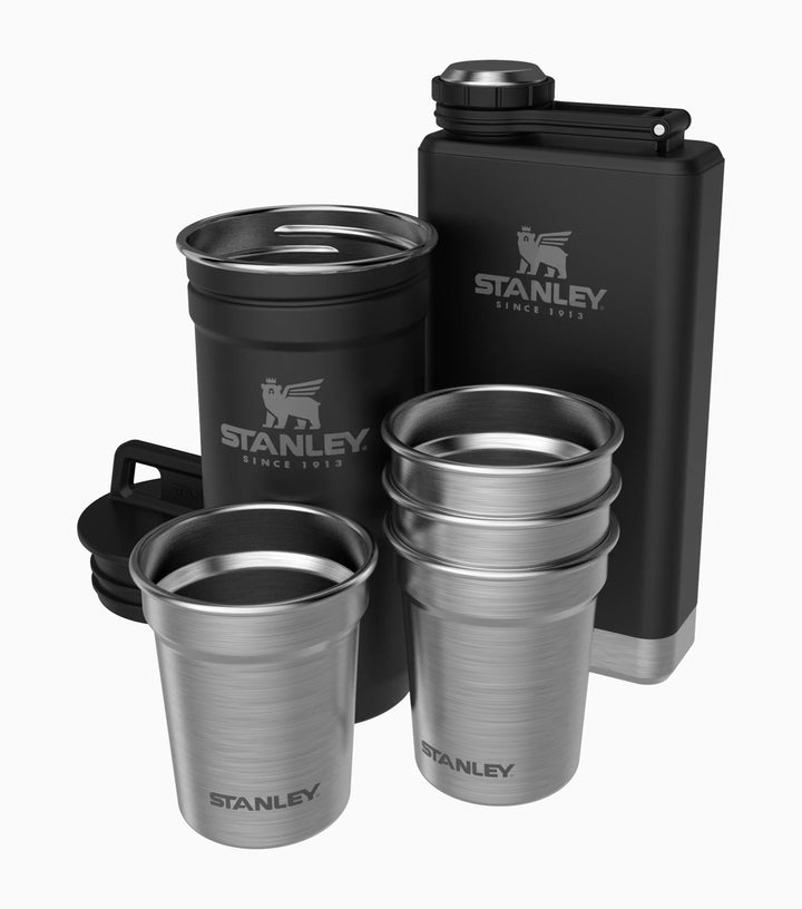 Adventure Pre-Party Shot Glass & Flask Set