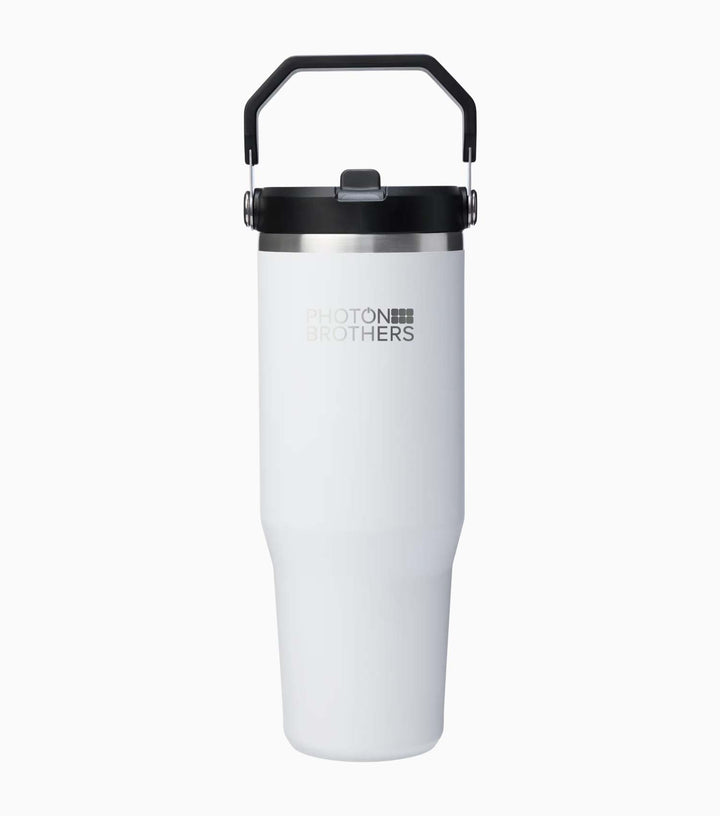 The IceFlow Flip Straw 30oz Tumbler