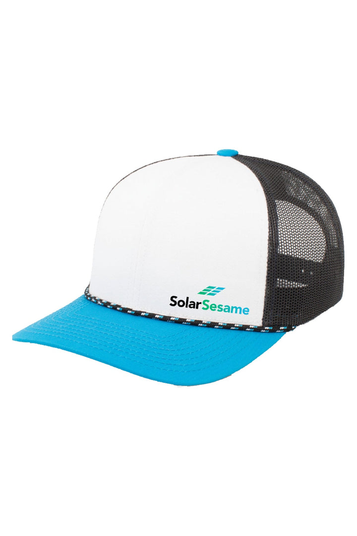 Solar Sesame Trucker Snapback Braid Cap