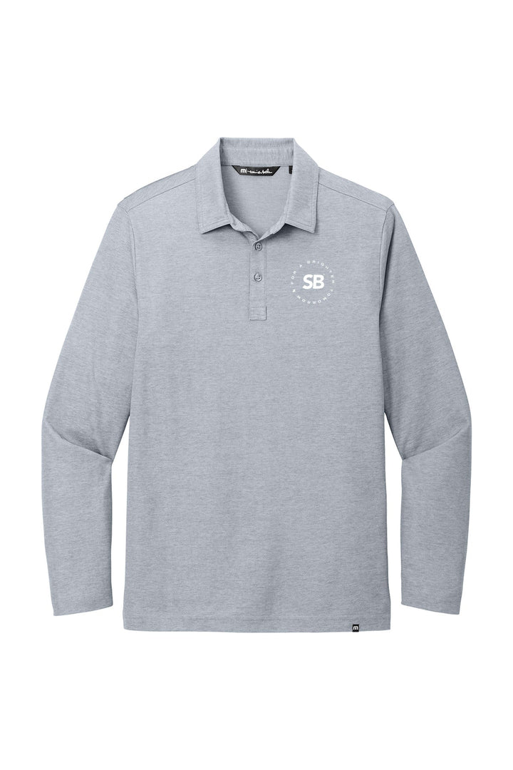 Oceanside Heather Long Sleeve Polo