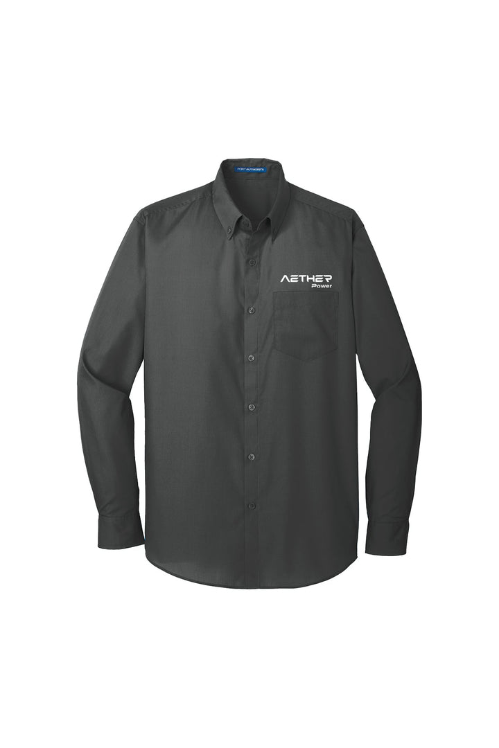 Long Sleeve Carefree Poplin Shirt