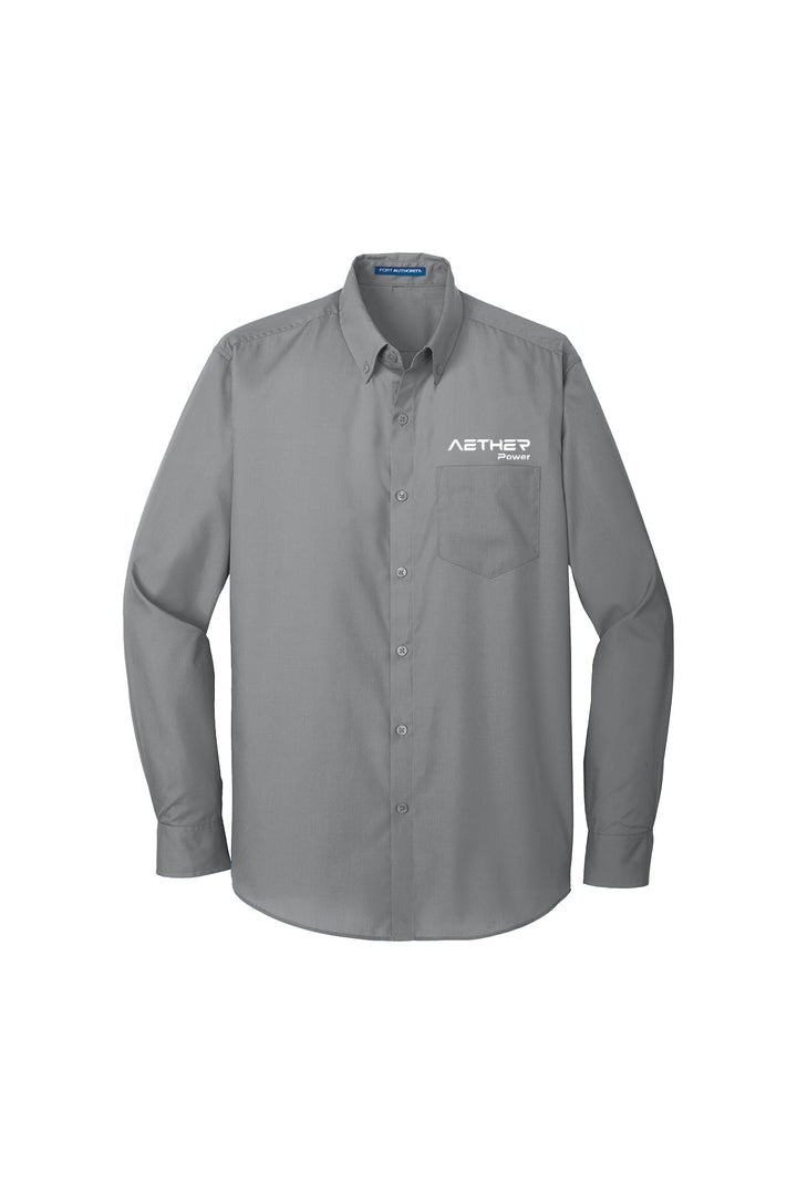 Long Sleeve Carefree Poplin Shirt