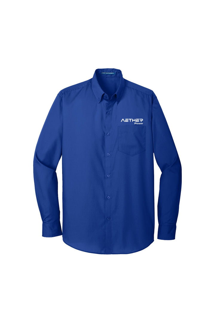 Long Sleeve Carefree Poplin Shirt
