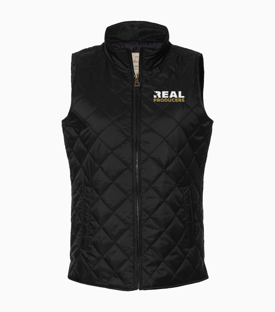 Ladies Vintage Diamond Quilted Vest