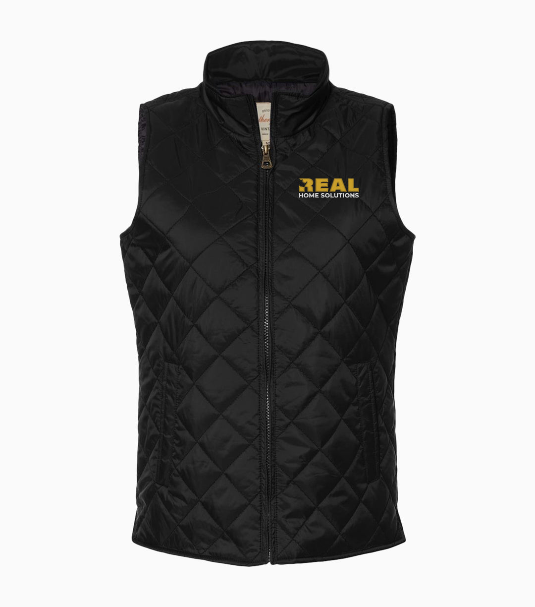 Ladies Vintage Diamond Quilted Vest