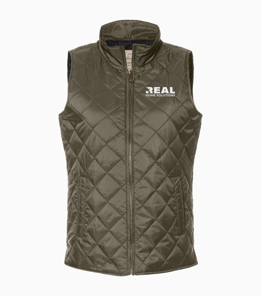 Ladies Vintage Diamond Quilted Vest