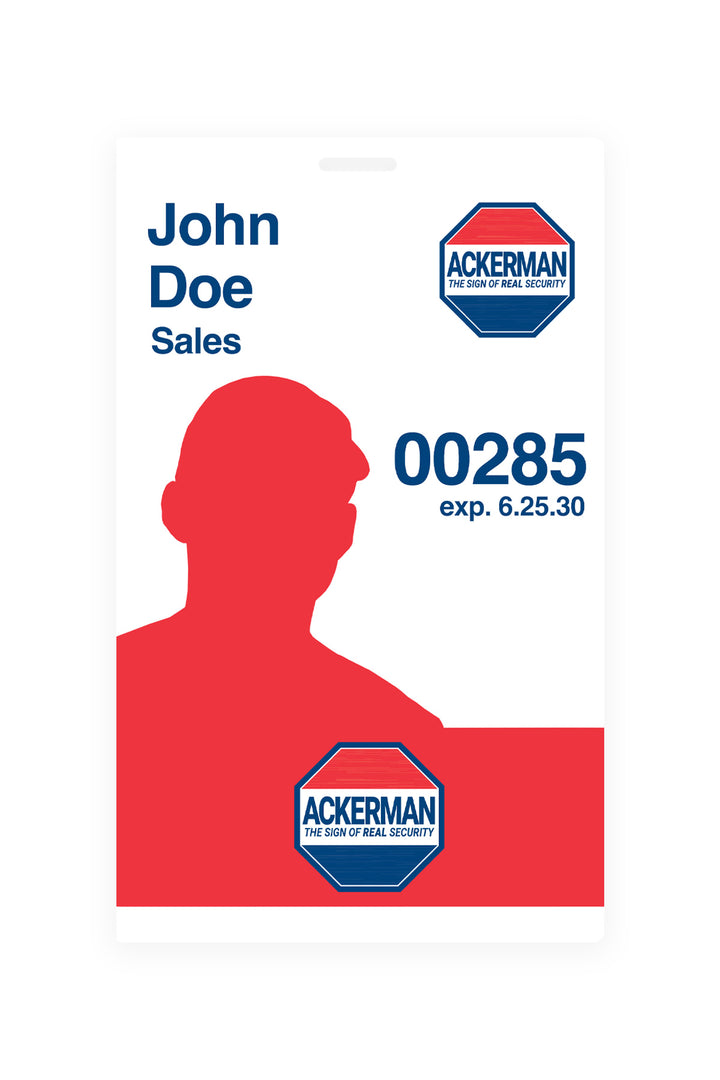 Ackerman ID Badge and Lanyard