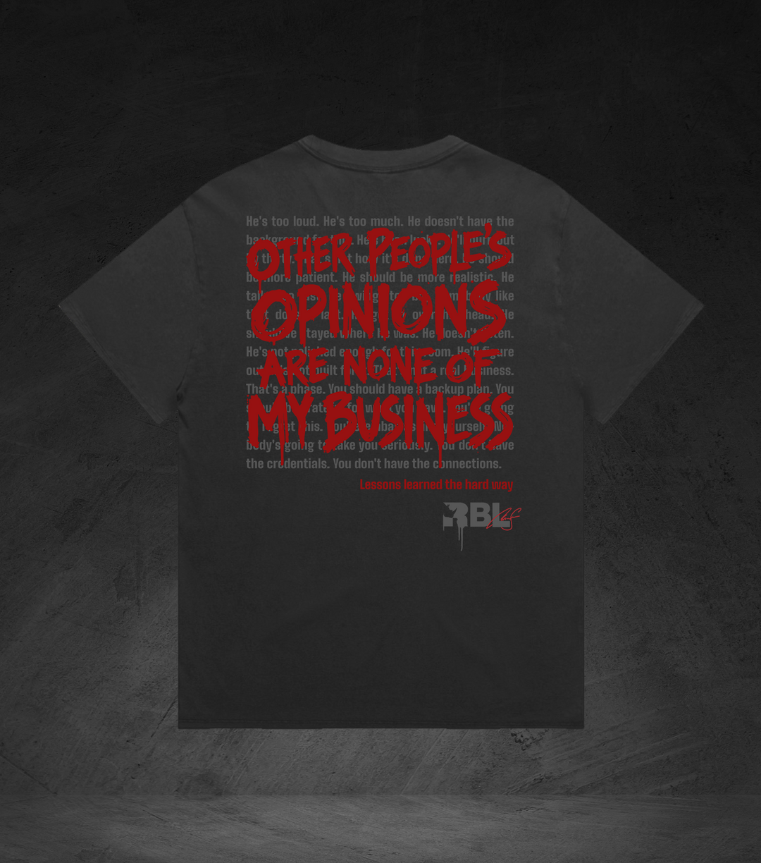 GET REAL Tee - Faded Heavyweight
