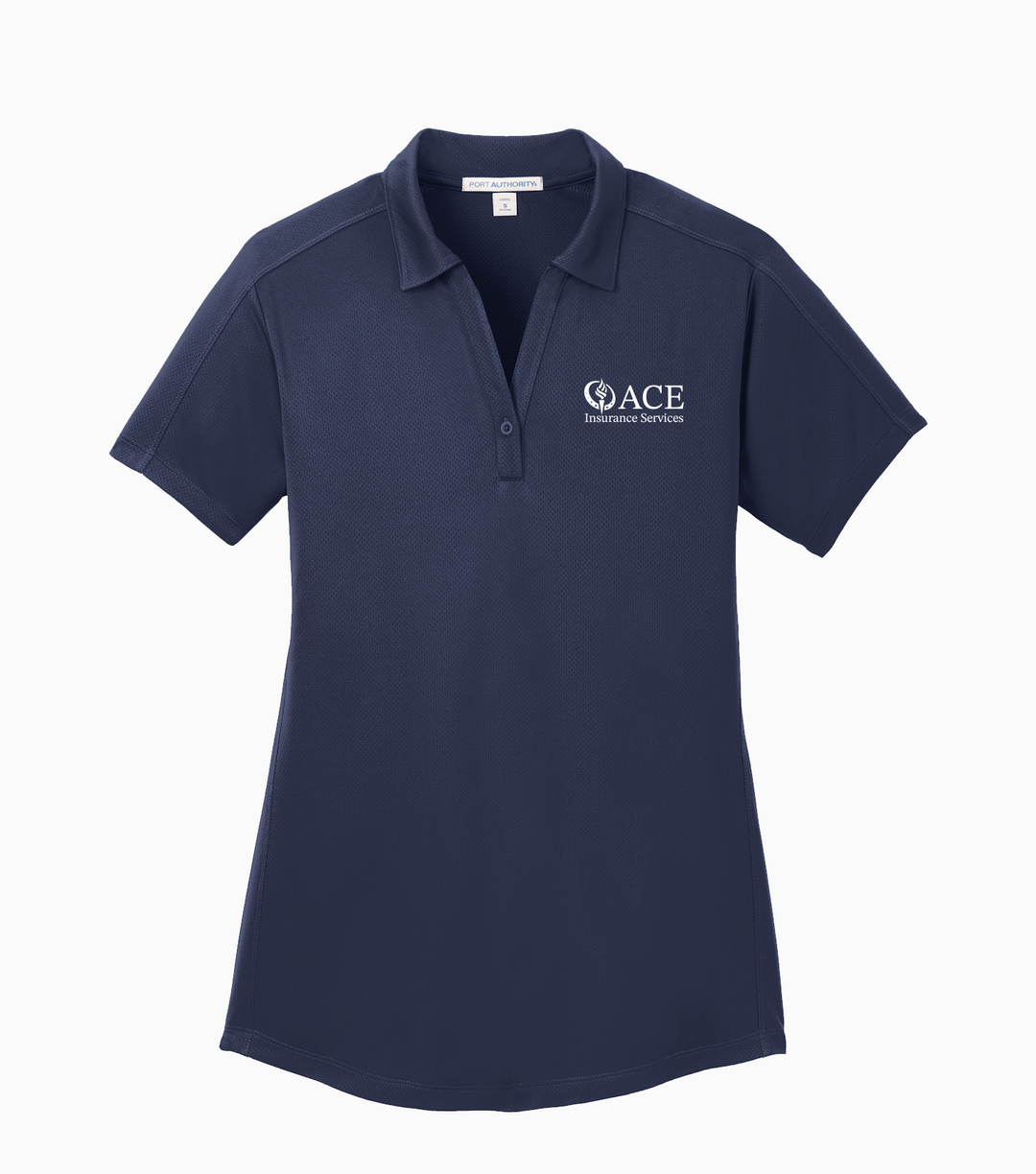 Ladies Diamond Jacquard Polo