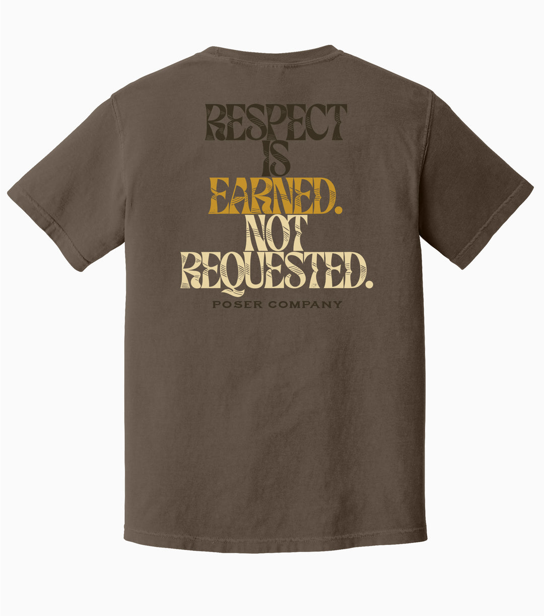 RESPECT IS EARNED. NOT REQUESTED