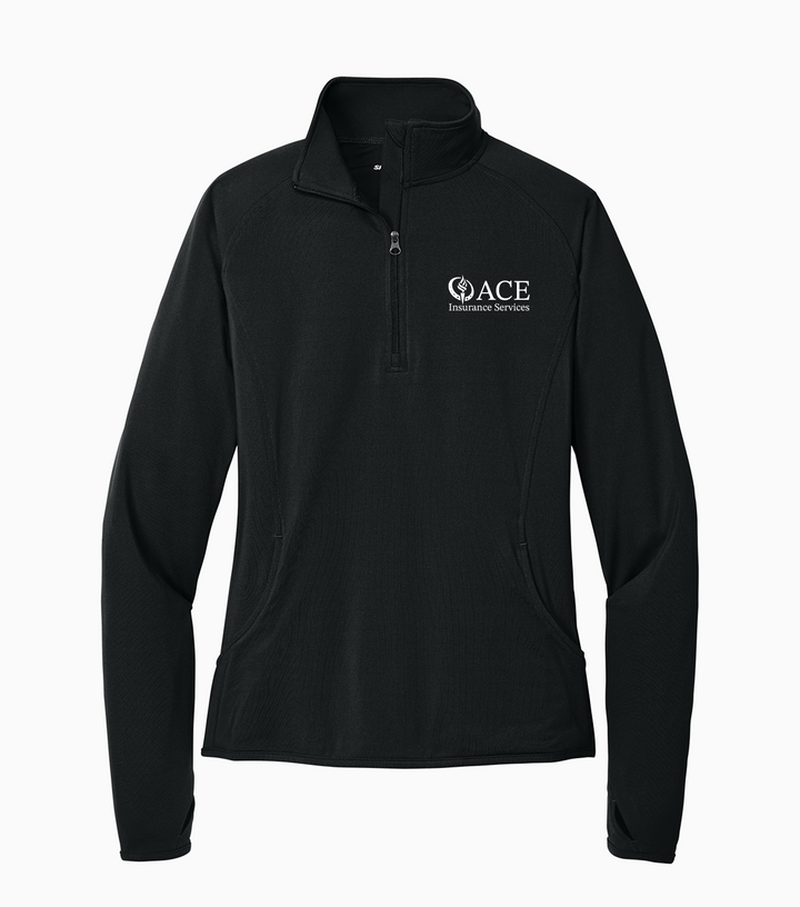 Ladies Sport-Wick Stretch 1/4-Zip Pullover