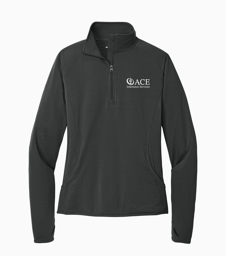 Ladies Sport-Wick Stretch 1/4-Zip Pullover