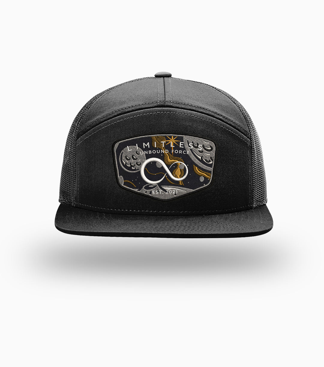 UNBOUND FORCE // 7-Panel Trucker