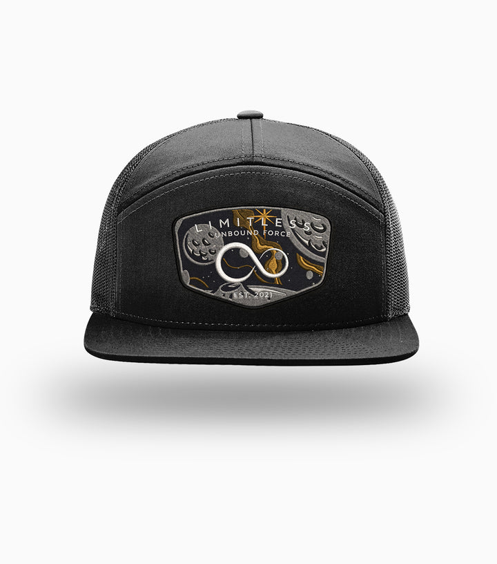 UNBOUND FORCE // 7-Panel Trucker