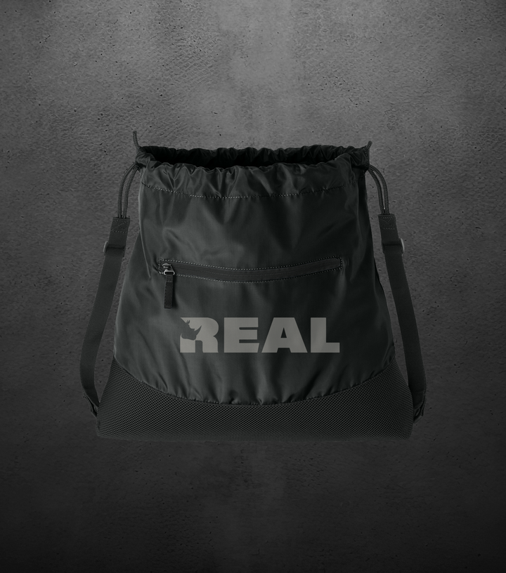 REAL Mesh Pocket Cinch Bag