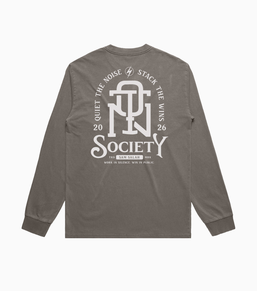 Heavy Faded LS Tee | QTN