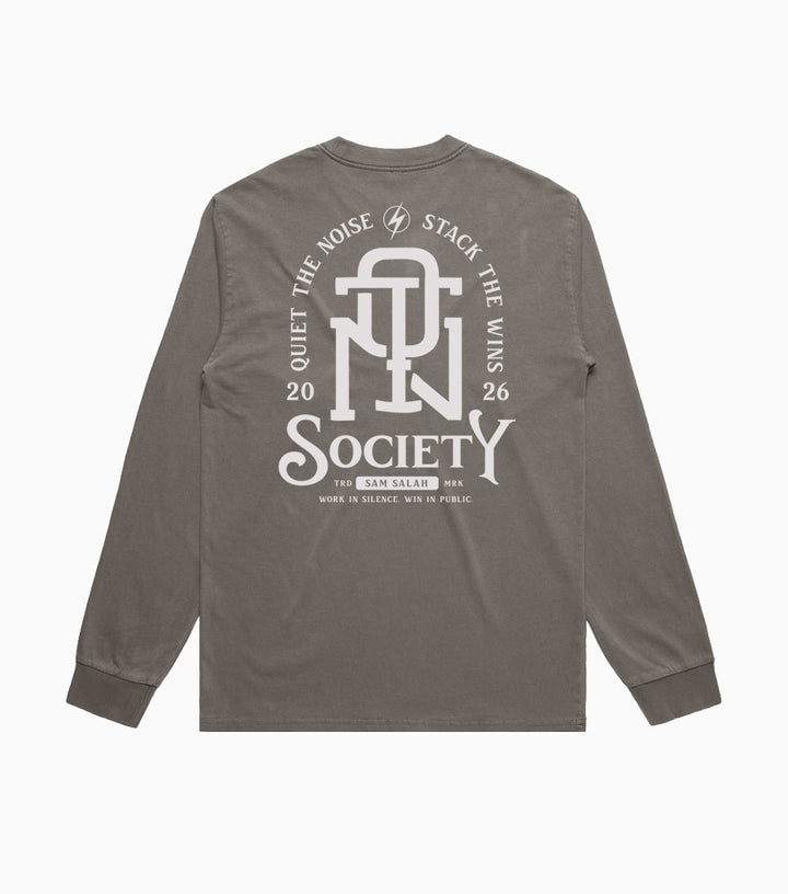 Heavy Faded LS Tee | QTN