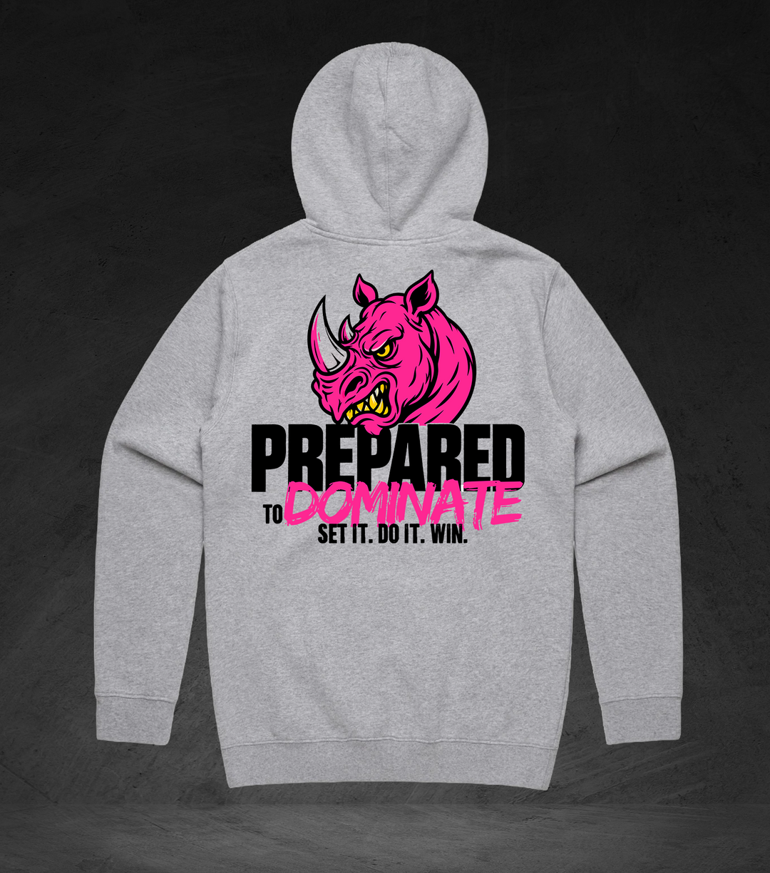 PREPARED TO DOMINATE HOOD